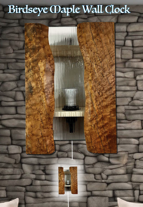 Birdseye Maple Wall Light